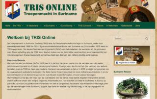 Homepage TRIS Online